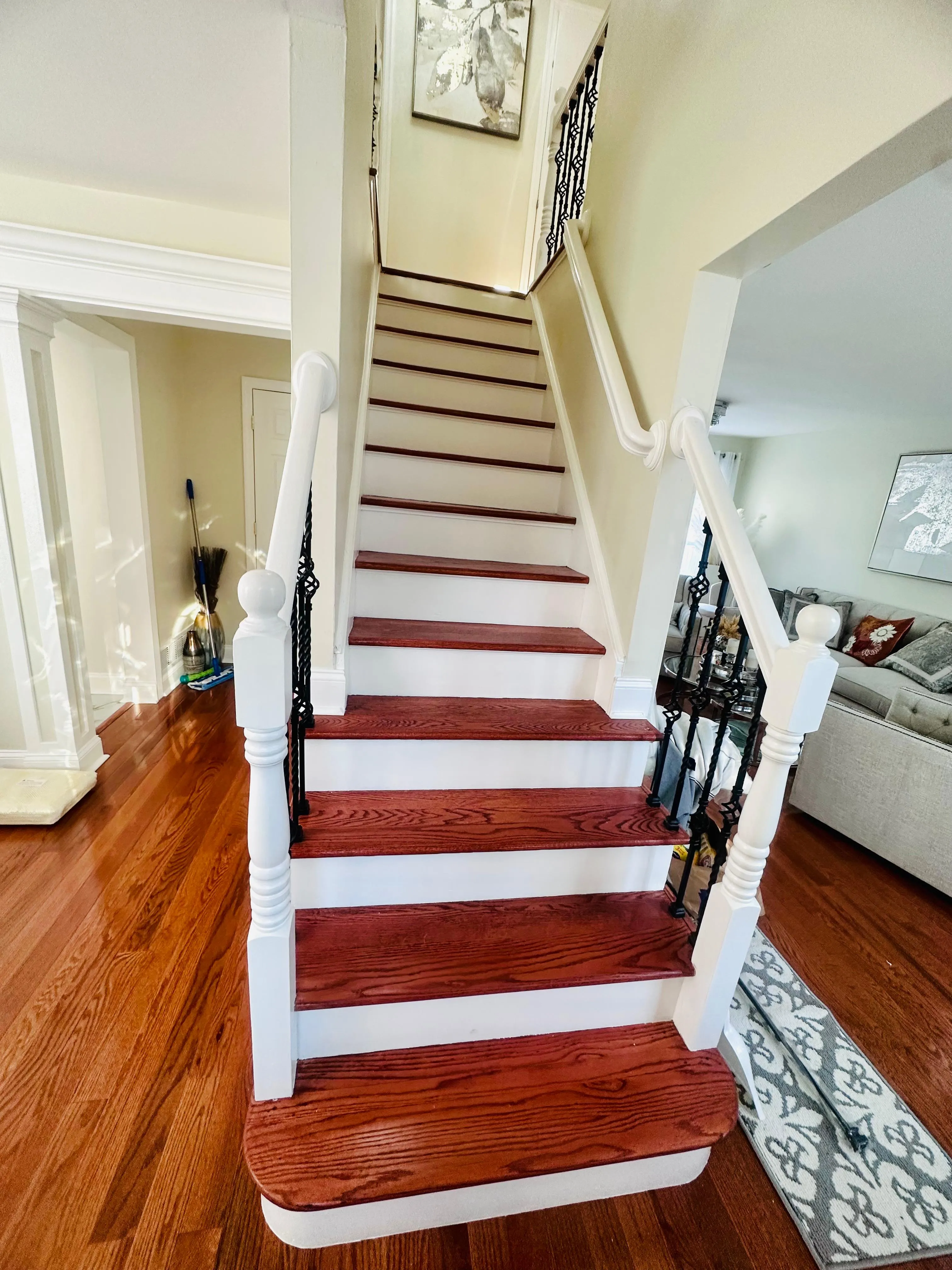 Geovany, founder of America Remodeling Service, on a renovation project in New Jersey